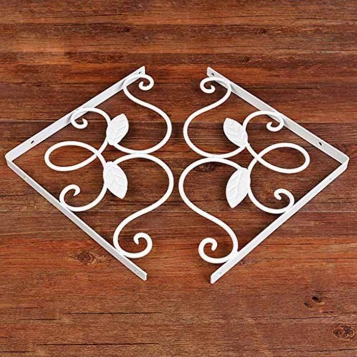 2 Supports à Bols En Fer Forgé NBEADS - Présentoir Décoratif Pour Plats, Bols Ou Photos - Noir, 2 Tailles - 5