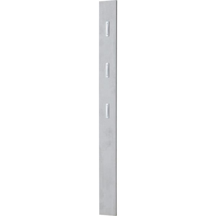 Porte Manteaux Mural Colorado Beton Achat Vente Porte Manteau Cdiscount