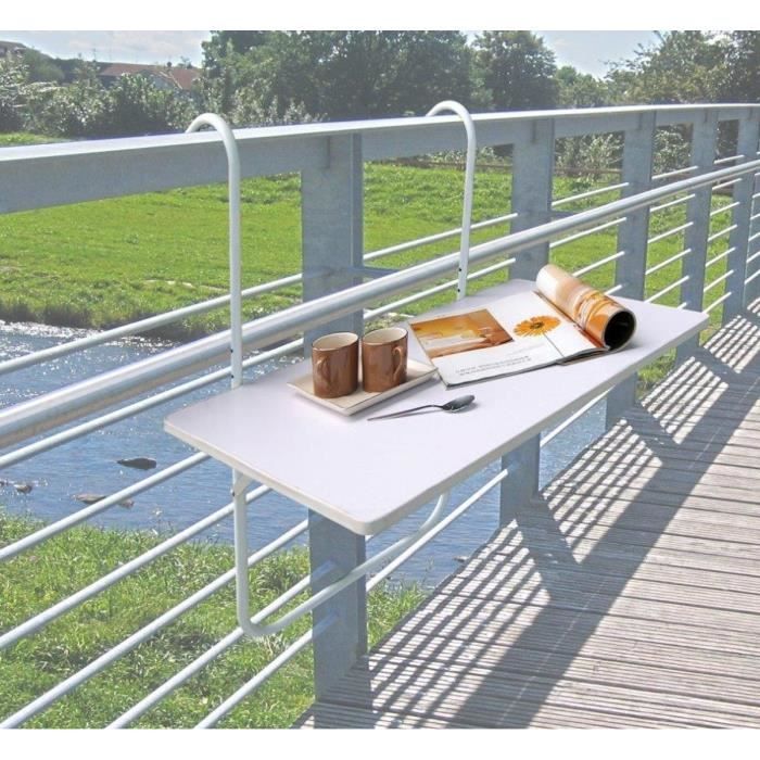 Table suspendue de balcon - J'Ose Faire