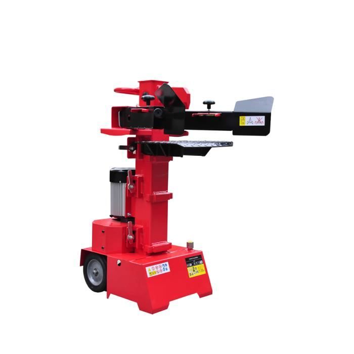 Fendeuse de bûche électrique 3500W 230V, Pression 8 Tonnes, Buche jusqu