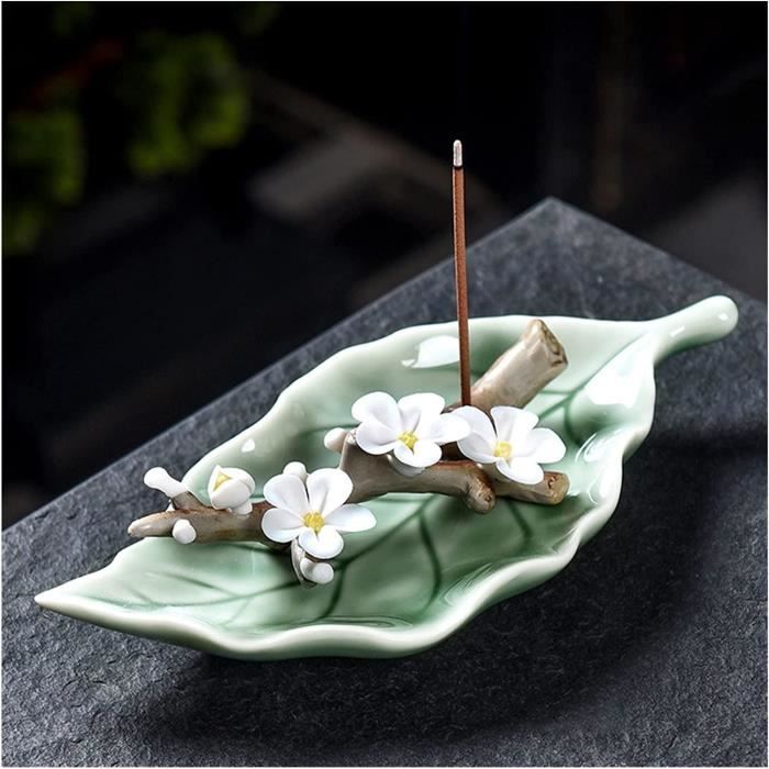 Brûleur Encens Céramique 4 En 1 - Support Palo Santo Et Sauge Méditation