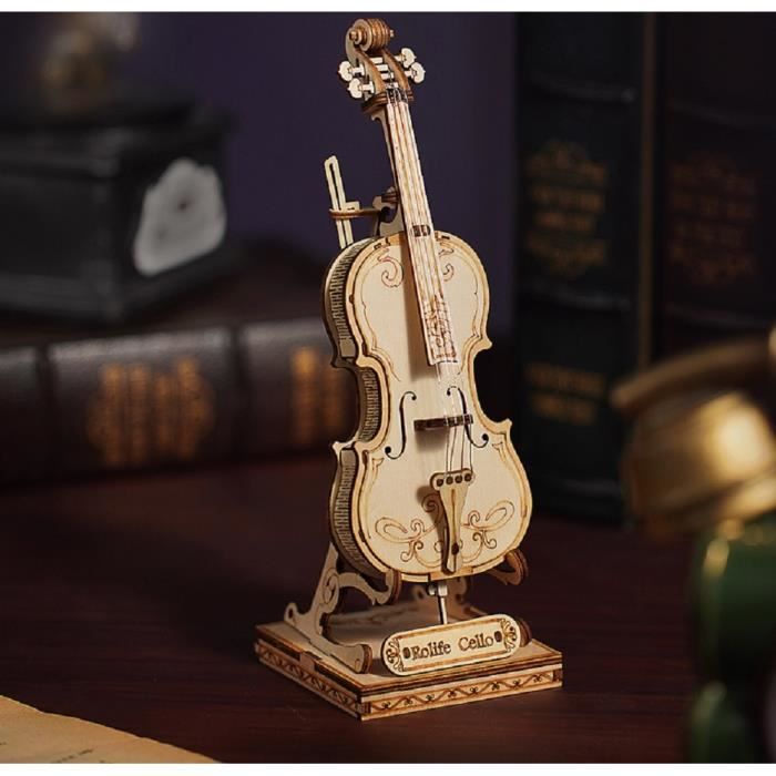 Cale-pique (support) Pour Violoncelle En Bois De Frêne - Réglable, Antidérapant, Avec Coussin Feutre - 5