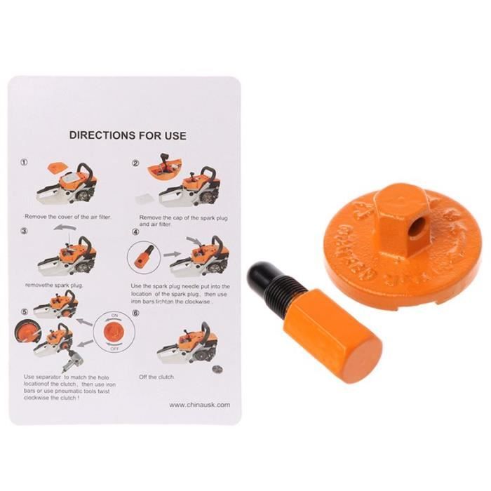 Tbest Dnte Embage Tronçonneuse,Bloc Piston Tronçonneuse,Bloque Piston Tronconneuse, Bloc Piston Tronçonneuse,Outil De Démontage De Tronçonneuse D' Embage,Outil De Démontage l De Démontage D