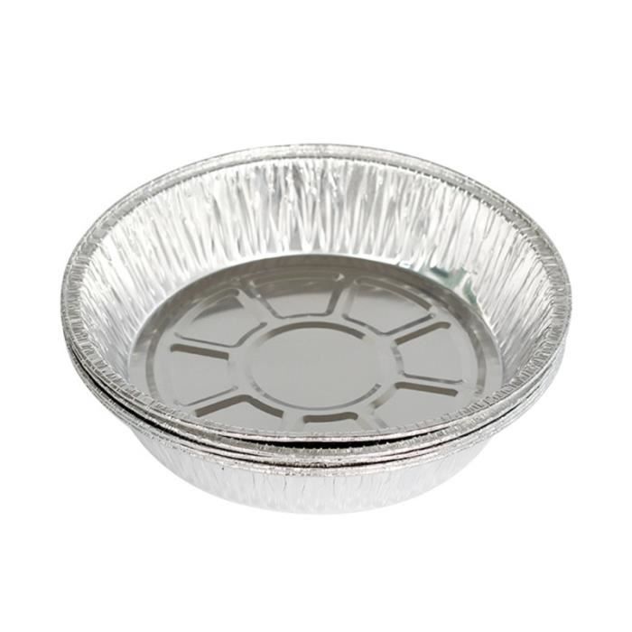 8 pouces Petits moules à tarte jetables en aluminium, 10 pièces, Mini