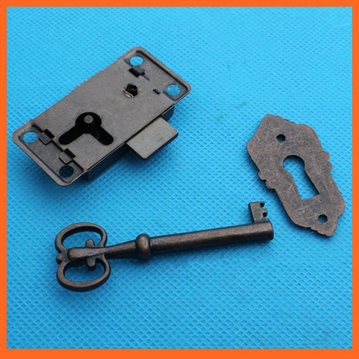 Serrure Antique Pour Boîte à Bijoux En Bois | Alliage, Dimensions 5,1x4,3 Cm | Style Rétro Avec Vis Incluses - 6