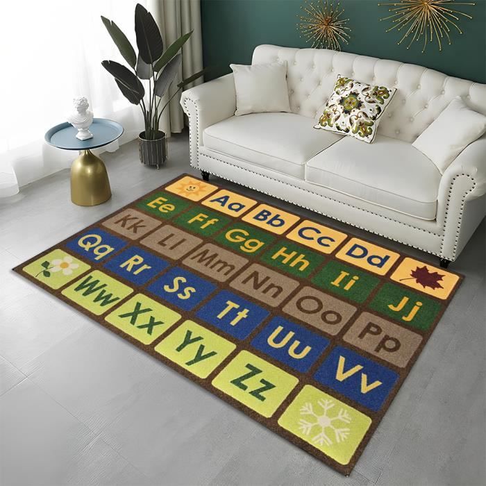 Puzzle éducatif en bois ABC - DJECO - Pour enfants de 3 ans et plus - Multicolore - Plateau de