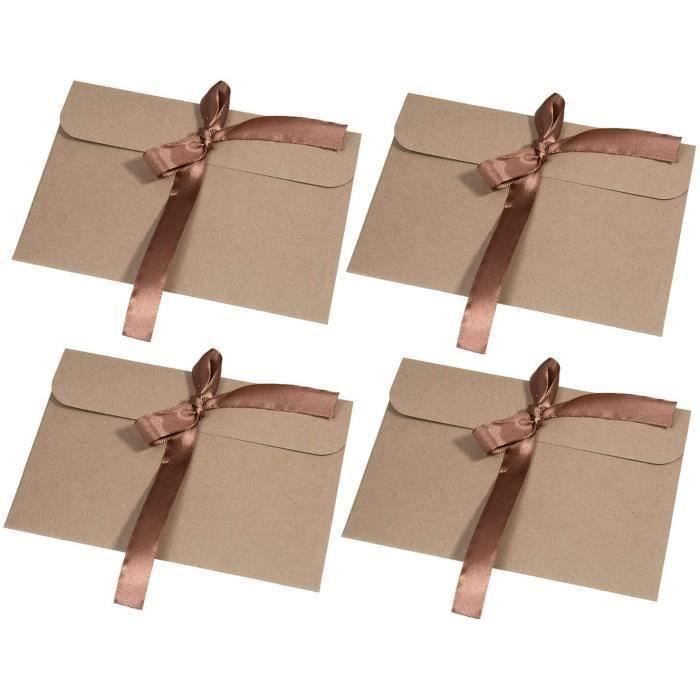 Lot De 200 Cartons Rectangulaires Porte-boucles D'oreilles, En Papier Kraft, Support De Clous D