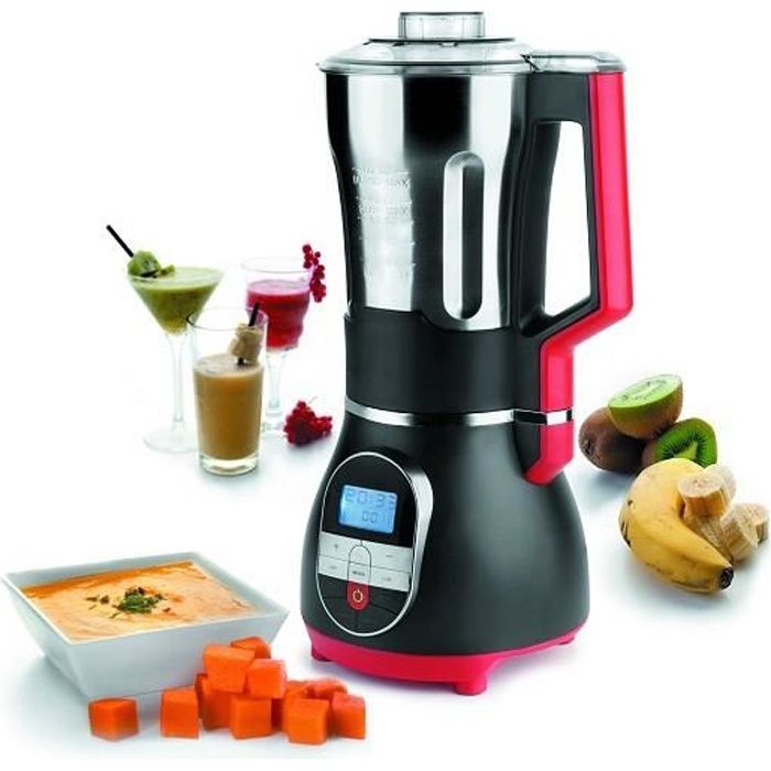 Soupe machine : Blender chauffant de 1L7 pour soupes ,sauces,purées