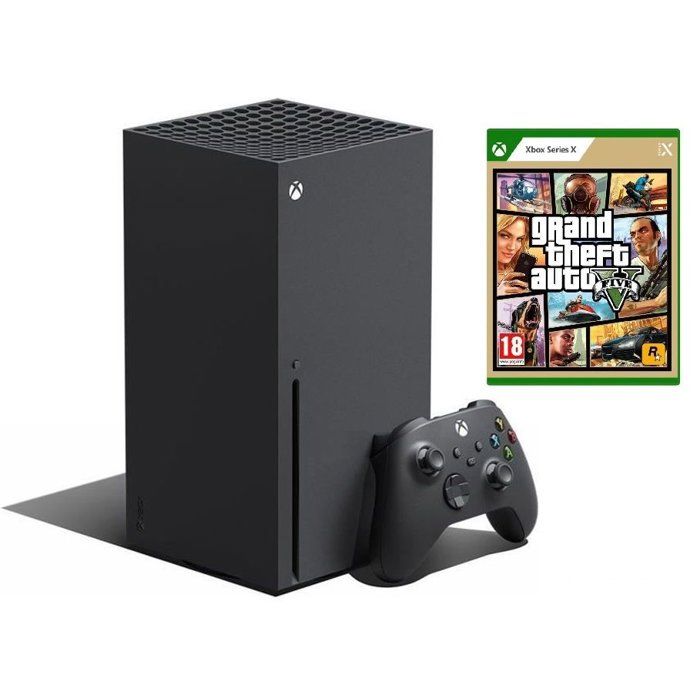 Console Xbox Series X 1To Noir + GTA V