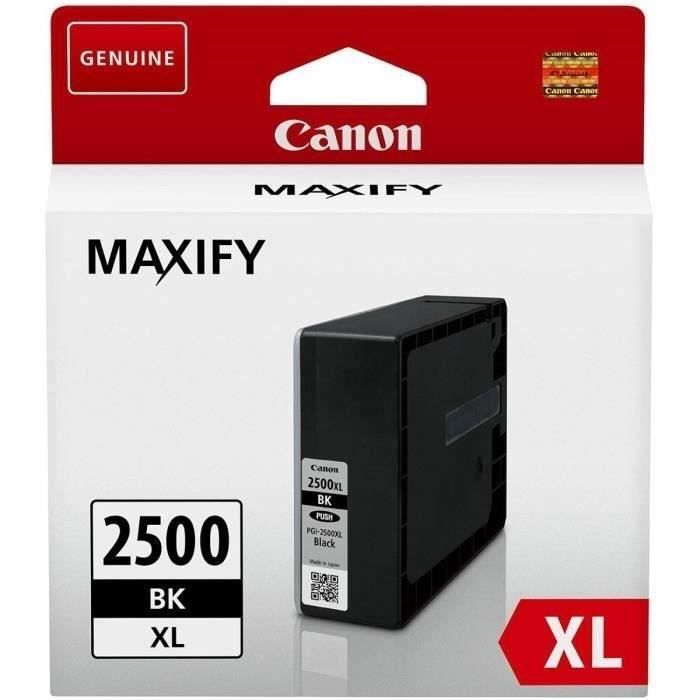 Cartouche dencre PGI-2500 XL grande capacité Noir - CANON - MAXIFY MB5350 MB5050 iB4050 MB2350 MB2050
