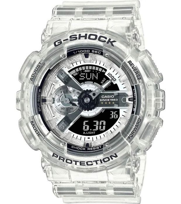 montre casio transparente