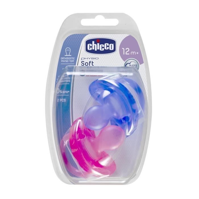 Badabulle Succhietto Fisiologico Girl Silicone Marinaio – 6-12 Mesi – Confezione Da 2