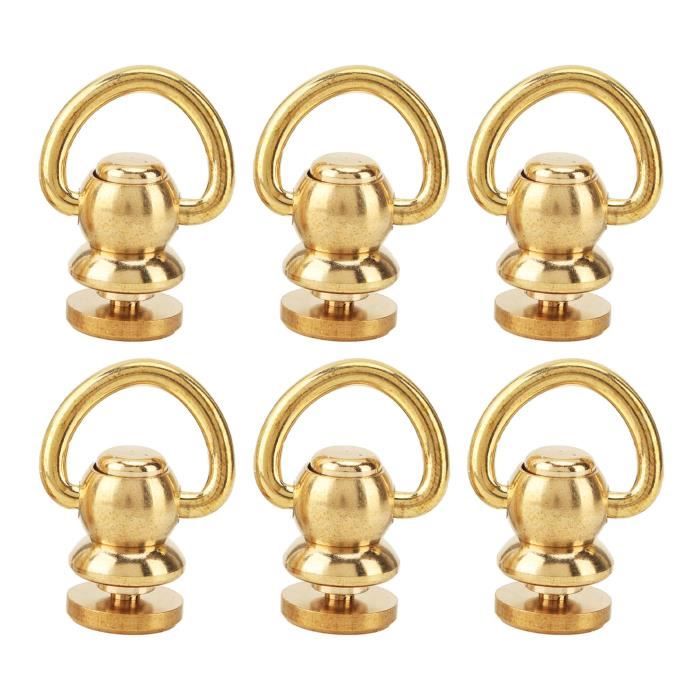 4 Rivets à Dos Creux 12x7 Mm – Goujons Pointus Pour Cuir, Maroquinerie Ou Réparation