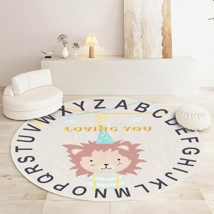 Tapis De Jeu Antidérapant Pour Garçon Fille Tapis Sol Créatif