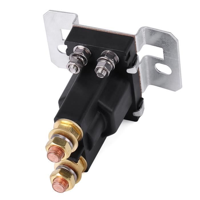 Relais de Démarrage à Courant Élevé 500A DC 12V SPST Contacteur de Démarrage Automatique