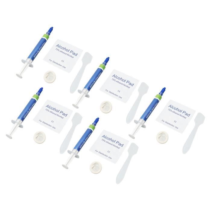 Pâte Conductrice Thermique, 5 Pièces De Pâte Thermique Sans Poison Forte Adh Rence Largement Applicable S Re Et Fiable Pour Les Chipsets
