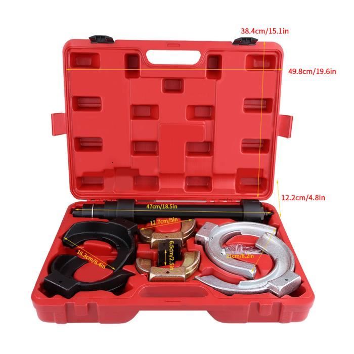 Zoomtools Compresseur Ressort Suspension Auto - 3 Joug Interchangeables Pour BMW/Mercedes - Outil Démonte Ressort Amortisseur