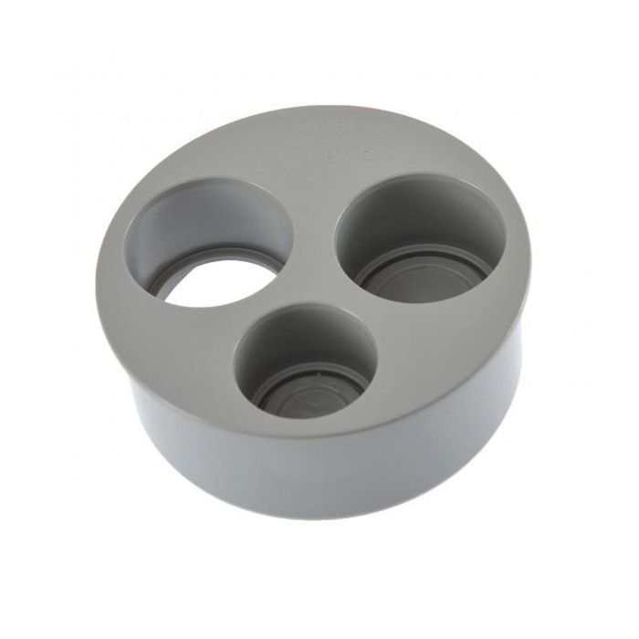 Tampon de réduction PVC gris Femelle Ø 80 75 mm Girpi