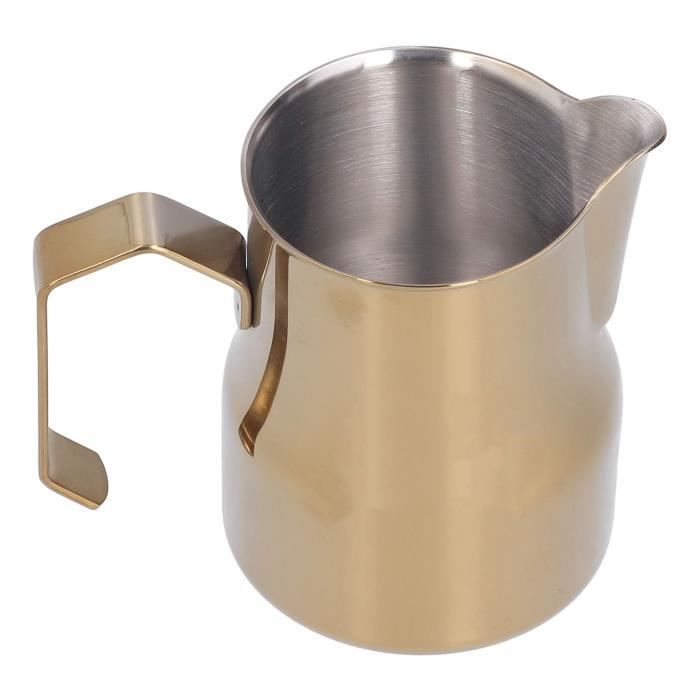 Lot 2 Tasses à Mousser Café Et Lait En Acier Inoxydable - Mini Pichet Crémier Avec Poignée
