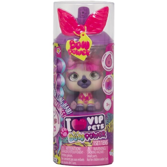 mini poupée vip pets imc toys - bow power - natty