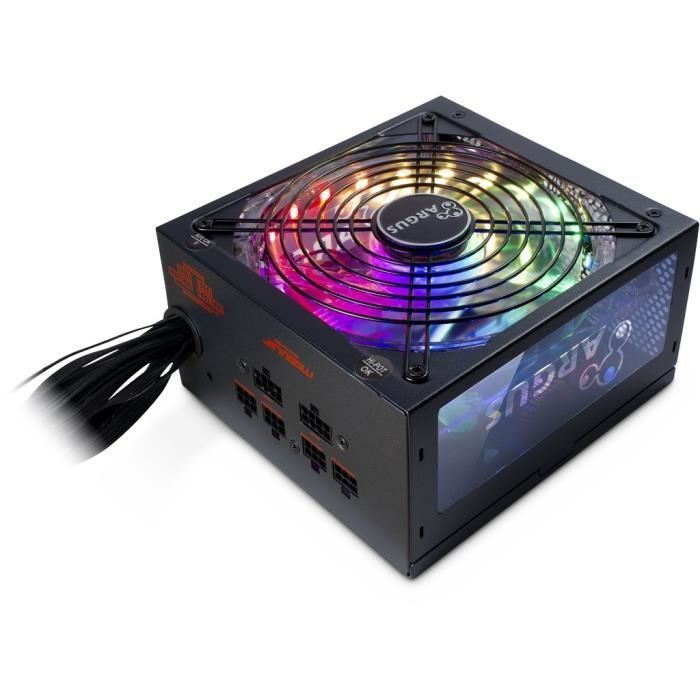 Inter Tech Argus RGB CM II unité d'alimentation d'énergie 20+4 pin ATX ATX - vue 2