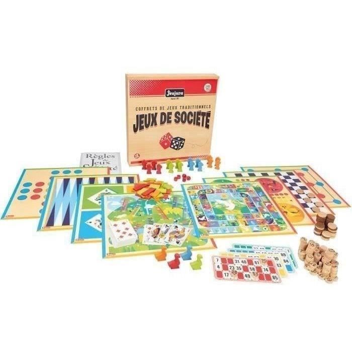 Ancien Plateau de Jeu de Société Nain Jaune en Bois Époque Collection