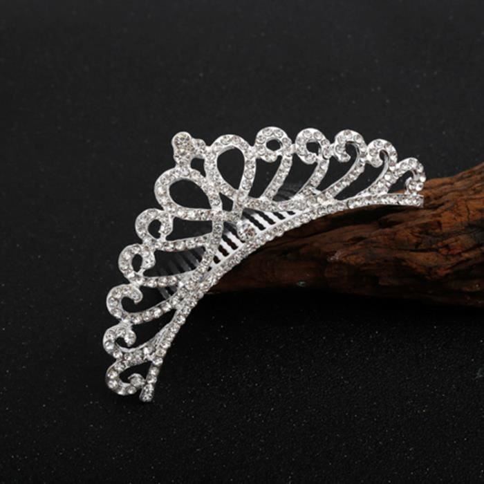 Couronne Diadème Strass Pour Femme - Accessoire Mariage, Anniversaire, Fête, Brillant Et élégant