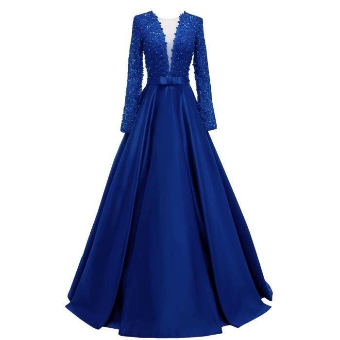 bleu royal robe
