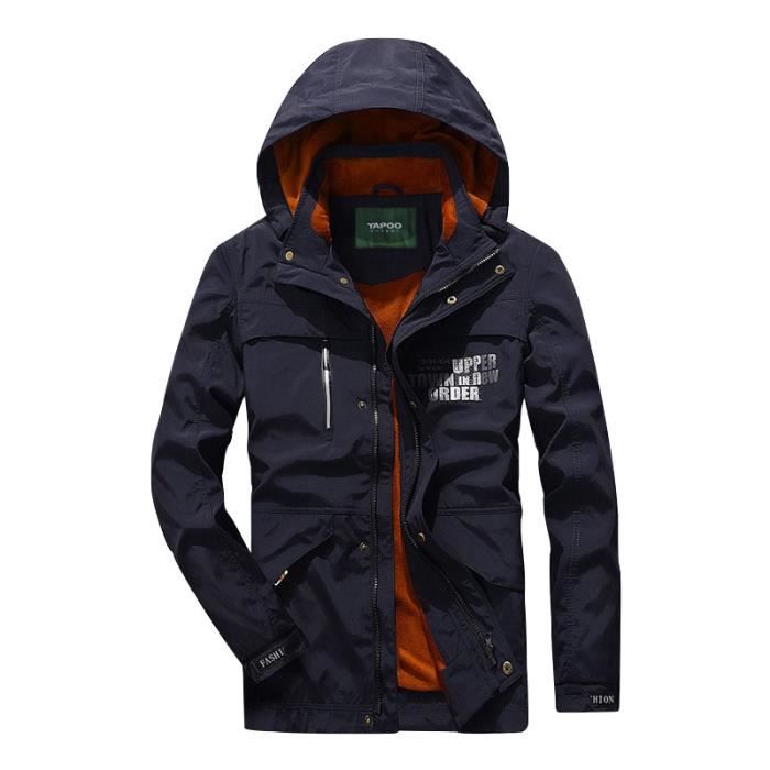 veste mi saison homme capuche