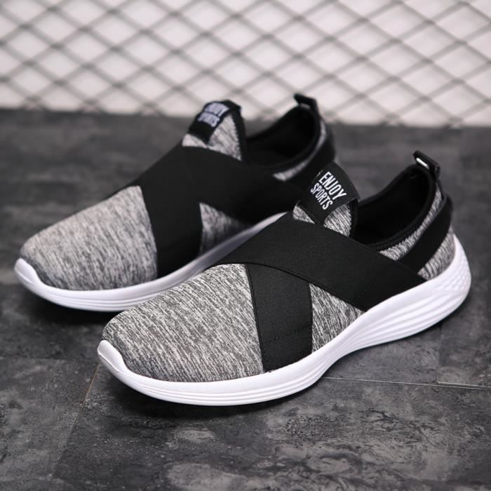 Baskets Homme Légères En Maille Respirante - Chaussures De Sport été, Semelle Souple Amortissante