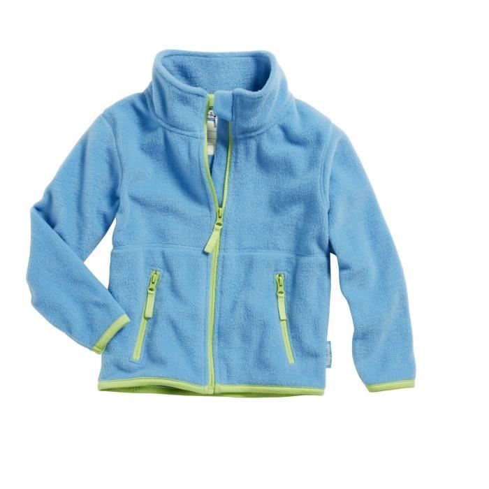 Veste polaire bébé - Playshoes - Aqua blue - Respirante - Manches longues - Oeko-Tex Standard 100 Veste polaire bébé - Playshoes - Aqua blue - Respirante - Manches longues - Oeko-Tex Standard 100