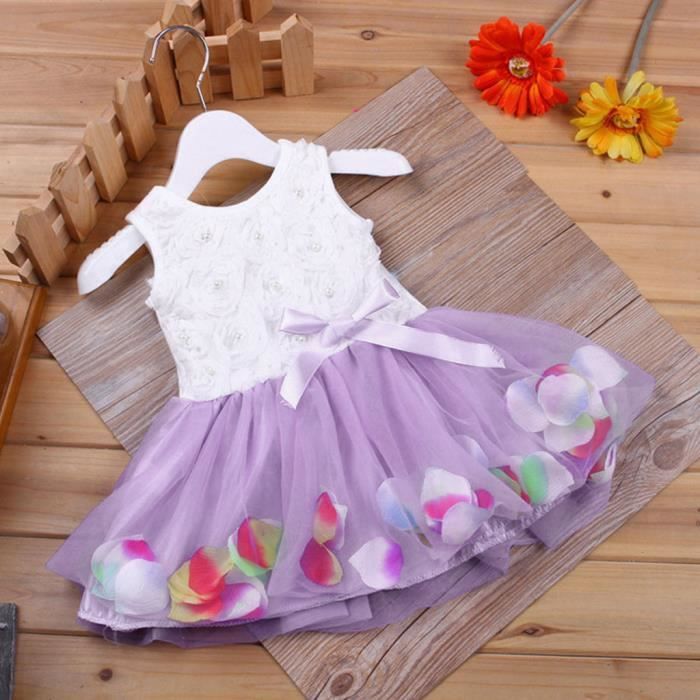 Robe De Fée Nouveau-né Fille - Tutu Tulle, Papillon 3D, Manches Longues, Pour Anniversaire, Mariage, Séance Photo