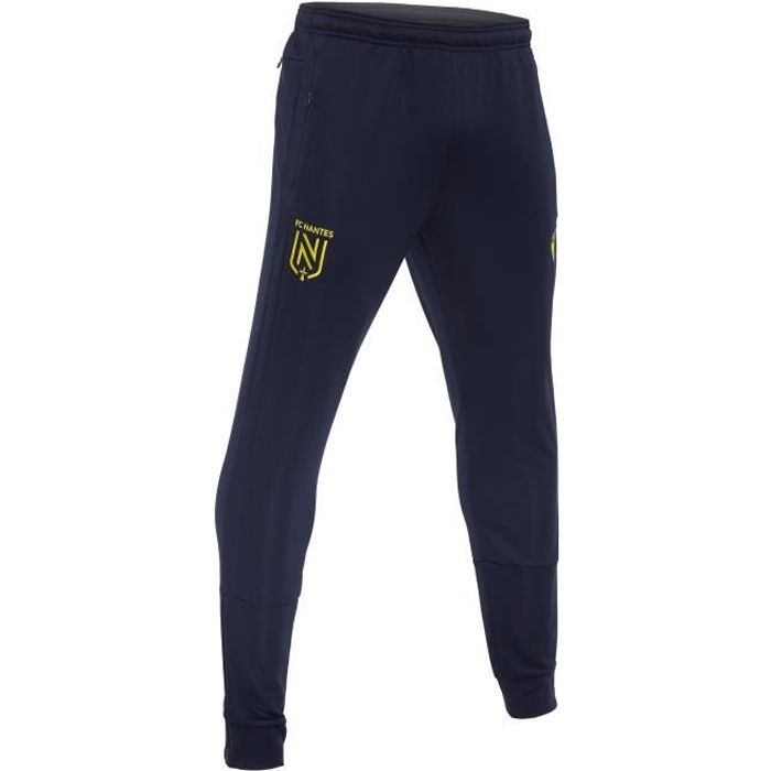 pantalon enfant fc nantes officiel football - macron - terrain indoor - bleu