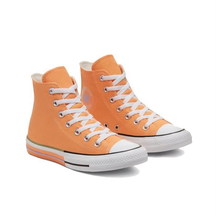 Converses Chuck Taylor All Star 1970S Haute Femme Homme Chaussures 70 High  pas cher Orange Orange - Cdiscount Chaussures