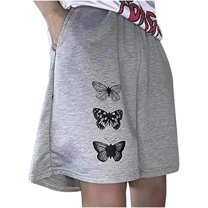 Short Sport Femme Taille Haute Kiiwah - Legging Court 2 Poches Yoga Running Fitness