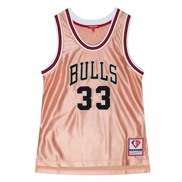 Maillot femme Chicago Bulls rose gold L Cdiscount Sport