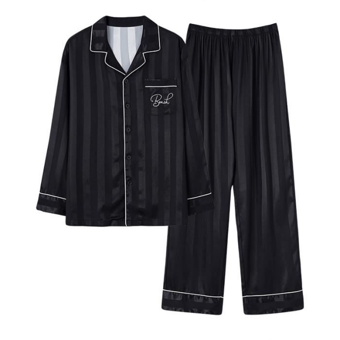 Ensemble Pyjama Long En Jersey T-shirt + Pantalon - 2 Pièces