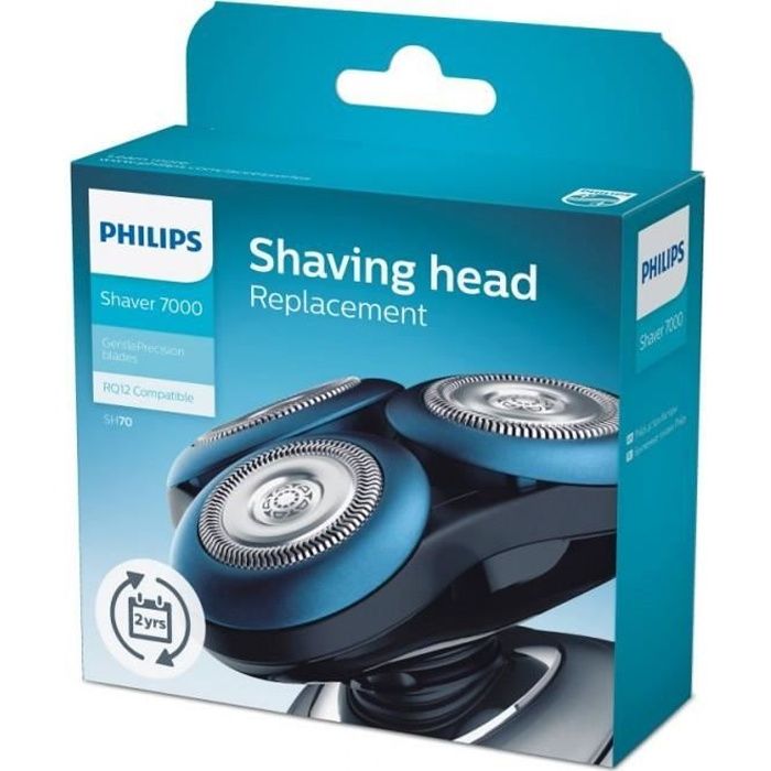 Tête de rasage RQ12/60 pour rasoir électrique Philips - Accessoire pour rasoir - Philips