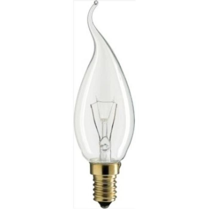 Ampoule Philips Deco BXS35 E14 40W transparente… Cdiscount Maison