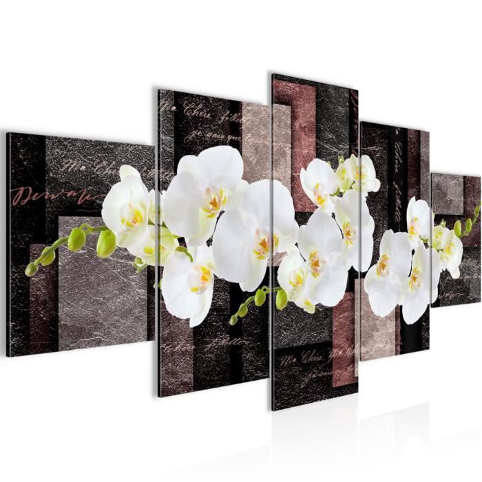 Runa Art Tableau Decoration Murale Fleurs D Orchidee 0 X 100 Cm Xxl 5 Panneaux A Accrocher Technique Impression Sur Toile c Cdiscount Maison Runa Art Tableau Decoration Murale Fleurs D Orchidee 0 X 100 Cm Xxl 5 Panneaux A Accrocher Technique Impression Sur Toile c Cdiscount Maison