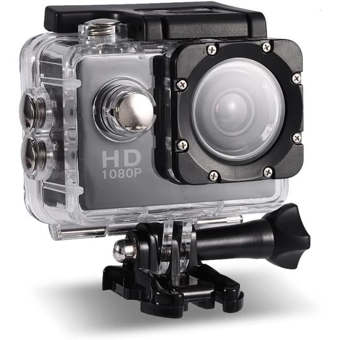 Jadfezy WiFi Caméra Sport Ultra HD 1080P, 12MP Caméra d'action avec 2 écran LCD,Grand Angle Jadfezy WiFi Caméra Sport Ultra HD 1080P, 12MP Caméra d'action avec 2 écran LCD,Grand Angle