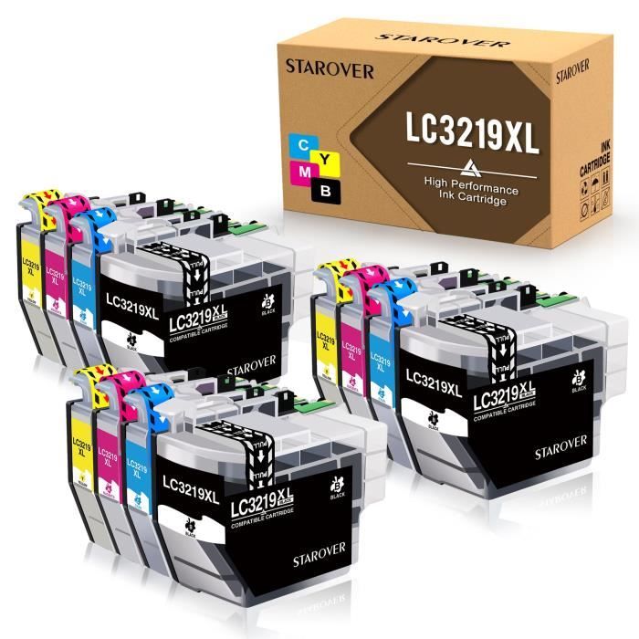 Ink4less LC3219 XL / LC3217 XL CMY Ink Cartridge 3-Pack For Brother MFC-J5330DW, J6530DW, J6930DW