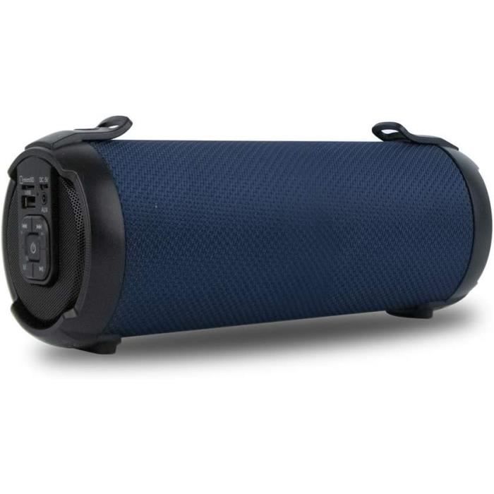 Roller Tempo Mini Blue Enceinte Bluetooth Portable 10W Avec Entrée  Usb-Audio Auxiliaire-Microsd Et Batterie Rechargeable[u288] - Cdiscount TV  Son Photo