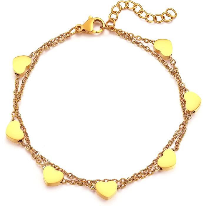 Collier Pendentif Cœur Drapeau Américain – Émail Et Strass – Neuf Sans Boîte