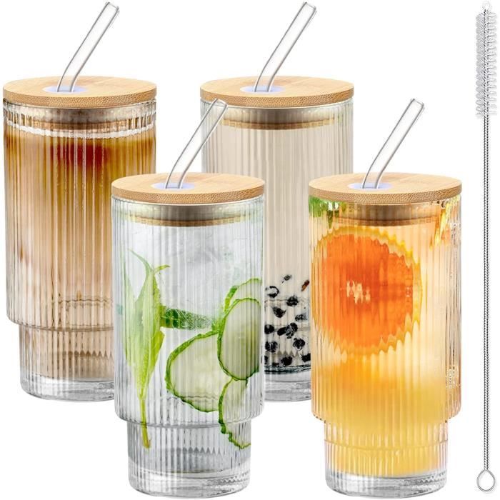 Lot De 4 Tasses à Café En Verre Transparent - Idéal Pour Espresso Ou Déca