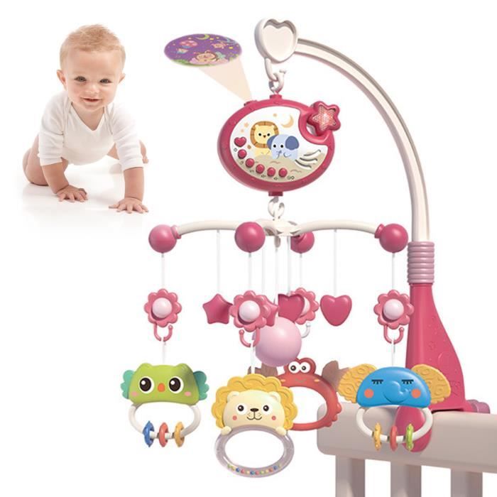 JZK Bébé Musical Mobile Pour Lit Bébé Mobile Avec Musique"brahms