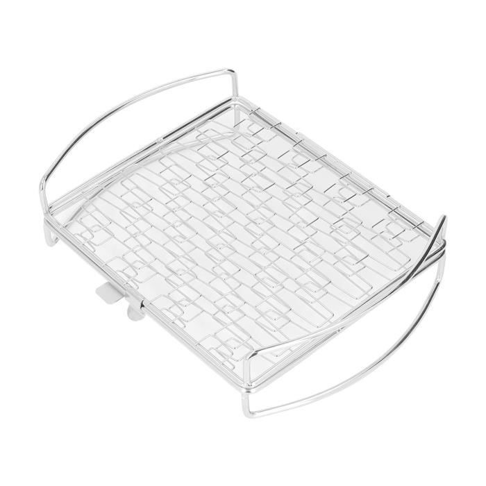 Grille De Feu De Camp, Grille De Barbecue Pliante En Acier Inoxydable 304 Campfiregrill, Support