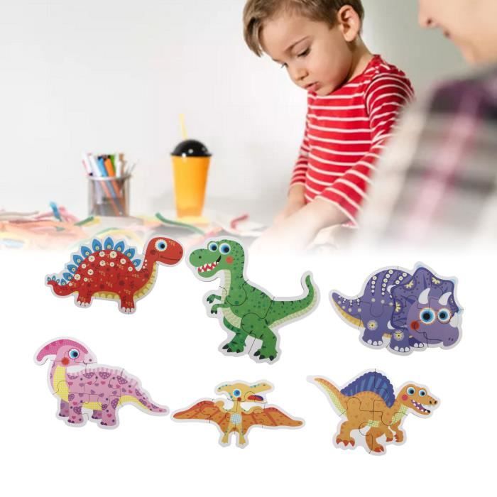 Trefl - Puzzle - Le Monde Incroyable des Dinosaures de 20 à 50 Pièces, 3 Sets pour Les Enfants à partir de 4 Ans | Bricolage, créatif et amusant