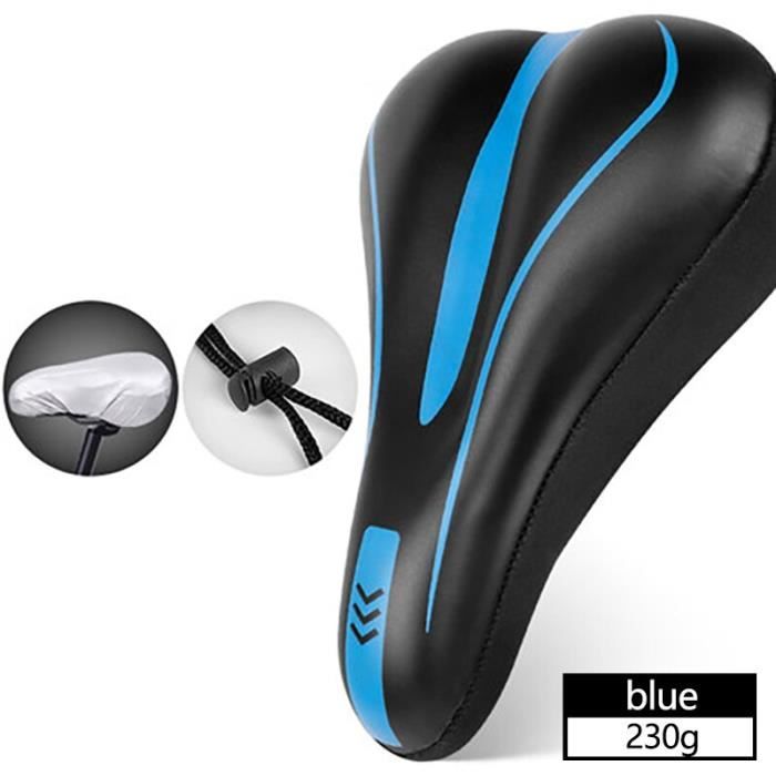 Housse De Selle De Vélo - BLACK - 3D En Silicone - Imperméable - Confortable - Antidérapante