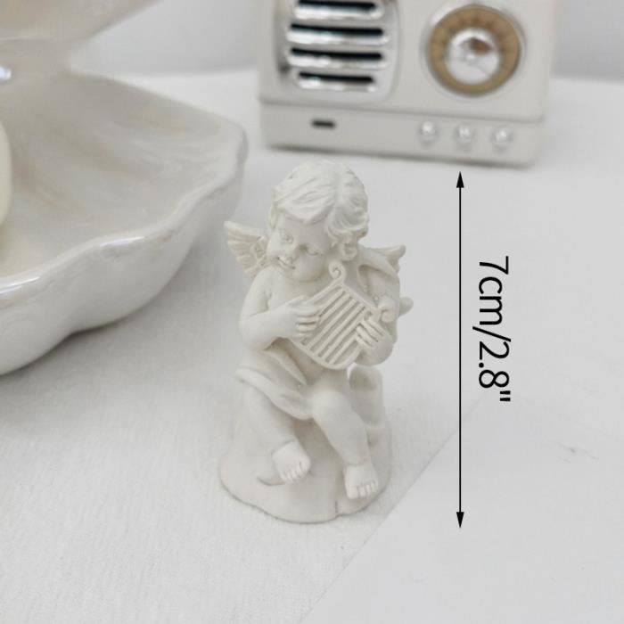 Figurine D'Ange D'Amour - FDIT - Décoration Love Angel - Résine Synthétique - 10 cm - Intérieur